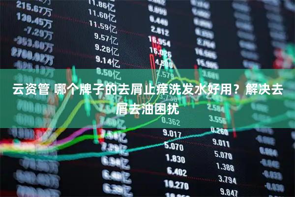 云资管 哪个牌子的去屑止痒洗发水好用？解决去屑去油困扰