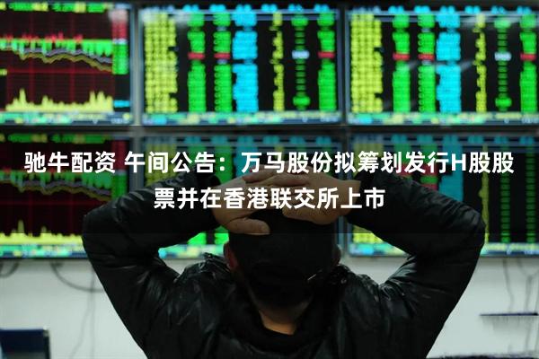驰牛配资 午间公告：万马股份拟筹划发行H股股票并在香港联交所上市